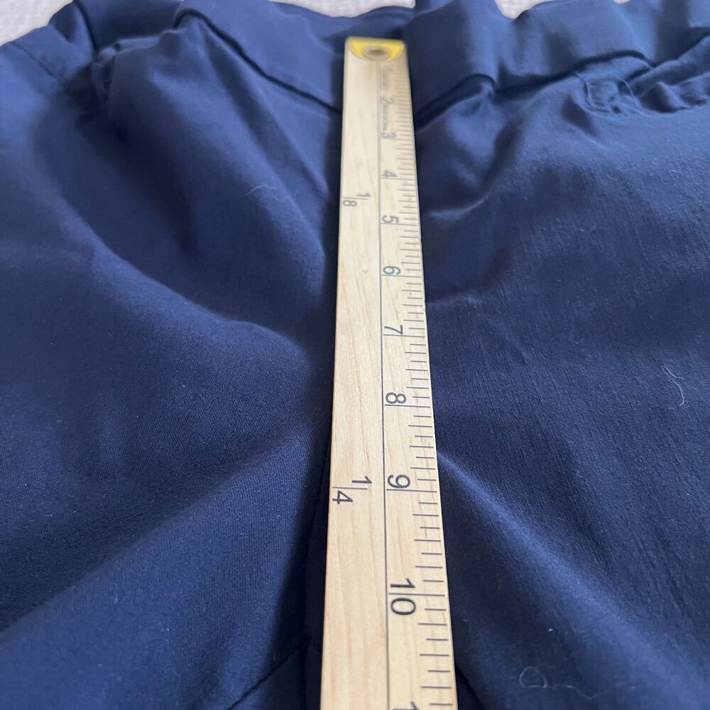 Briggs Pants Womens 12P Navy Blue‎ Stretch Pull On Capri Rayon Comfort Pocket - Picture 11 of 16
